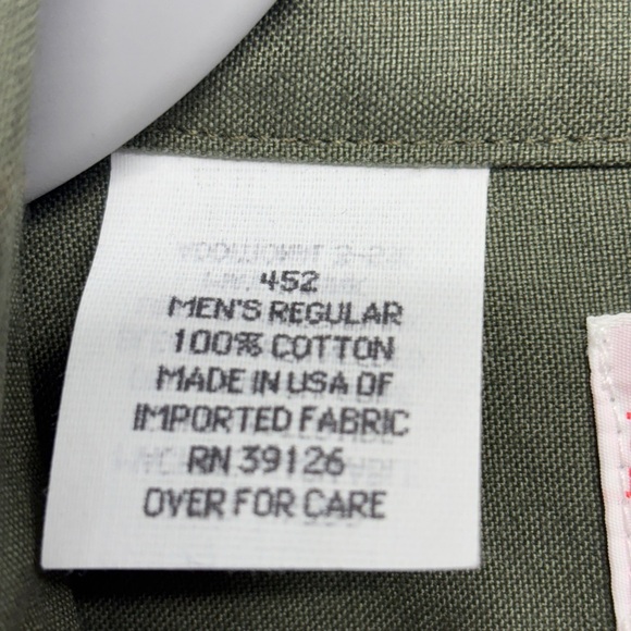 NWT Filson Ruggs Ranch Embroidered Button Down Shirt XXL Cotton USA Made Green - Picture 5 of 9